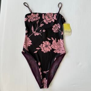 Maaji One Piece Reversible Swimsuit Floral Print Size S NWT